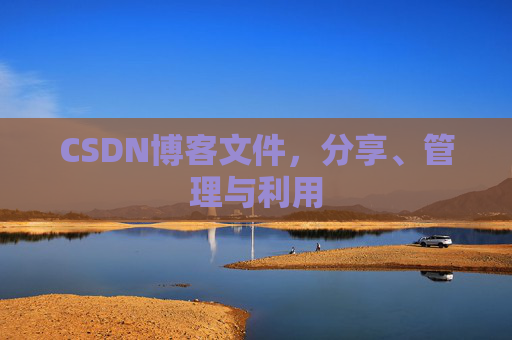 CSDN博客文件，分享、管理与利用